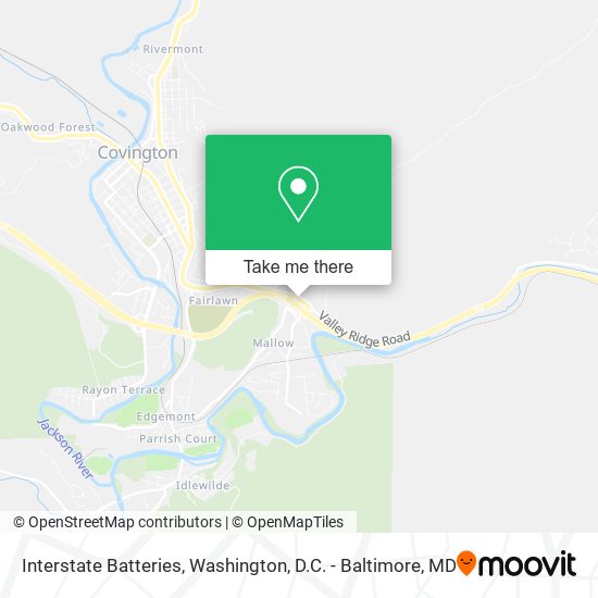 Mapa de Interstate Batteries
