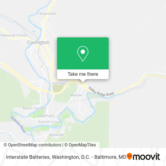 Interstate Batteries map