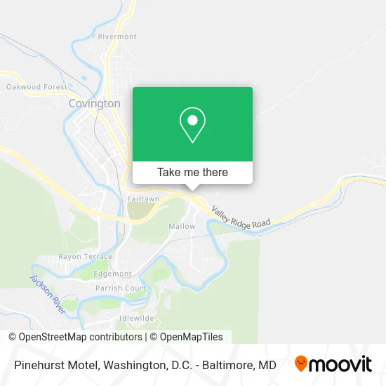 Pinehurst Motel map