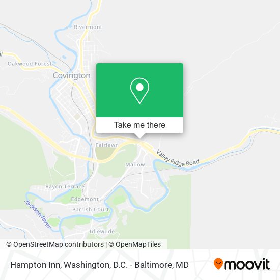 Mapa de Hampton Inn