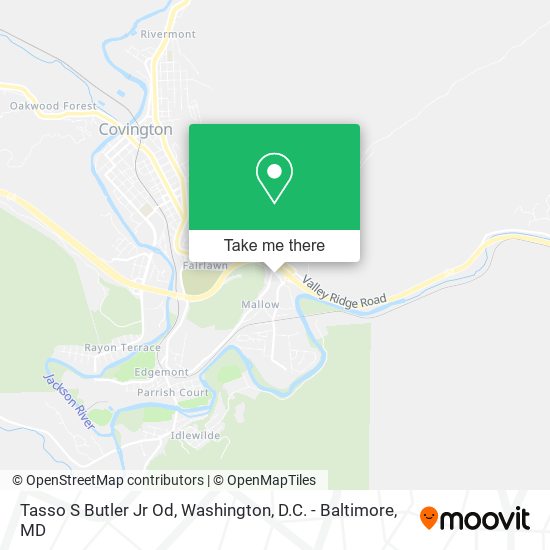 Tasso S Butler Jr Od map