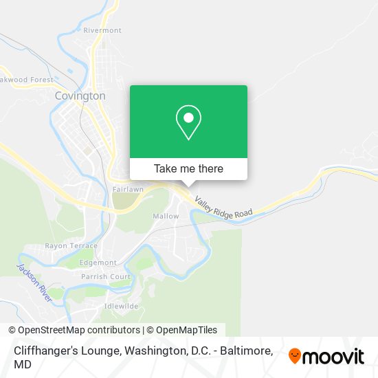 Cliffhanger's Lounge map
