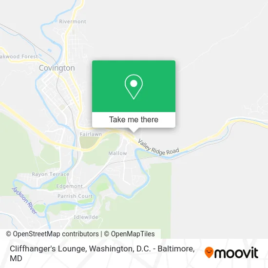 Cliffhanger's Lounge map