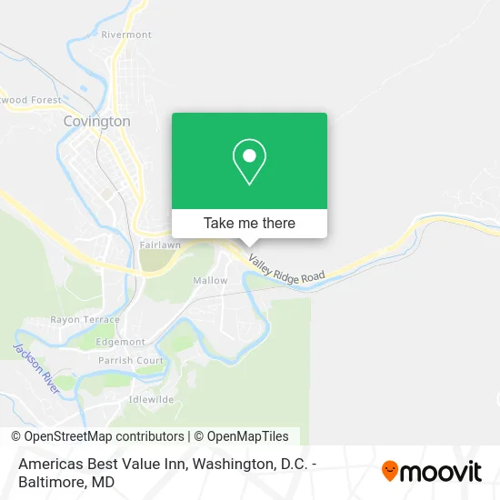 Americas Best Value Inn map