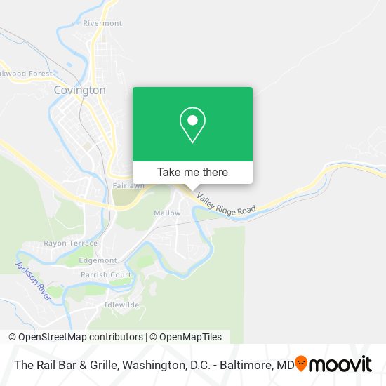 Mapa de The Rail Bar & Grille