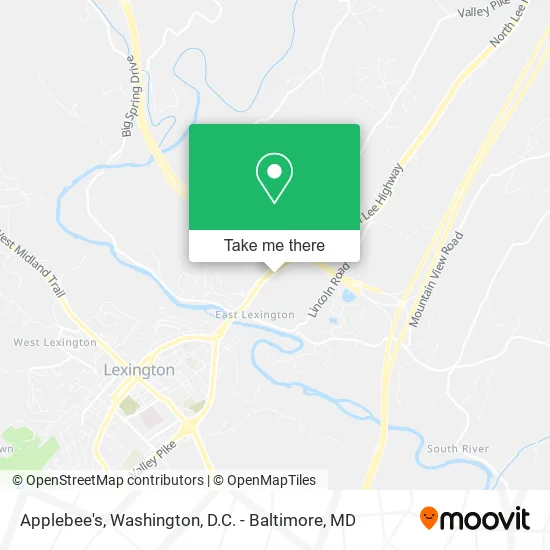 Mapa de Applebee's