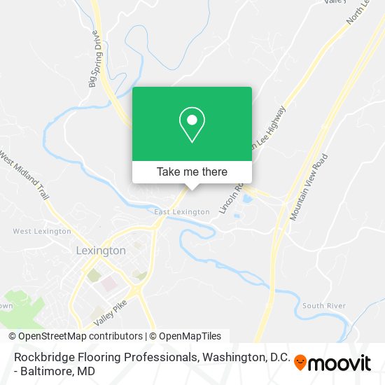 Rockbridge Flooring Professionals map