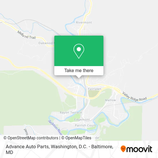 Advance Auto Parts map