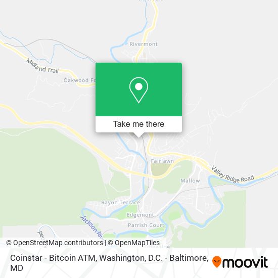 Mapa de Coinstar - Bitcoin ATM