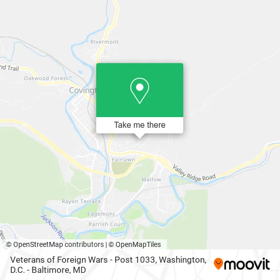 Veterans of Foreign Wars - Post 1033 map