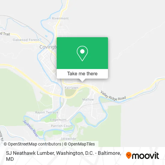 SJ Neathawk Lumber map