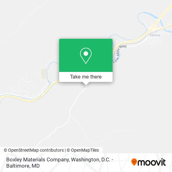 Boxley Materials Company map