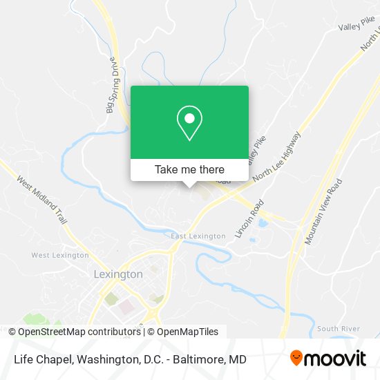 Mapa de Life Chapel