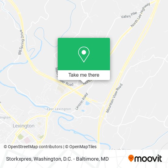 Storkxpres map
