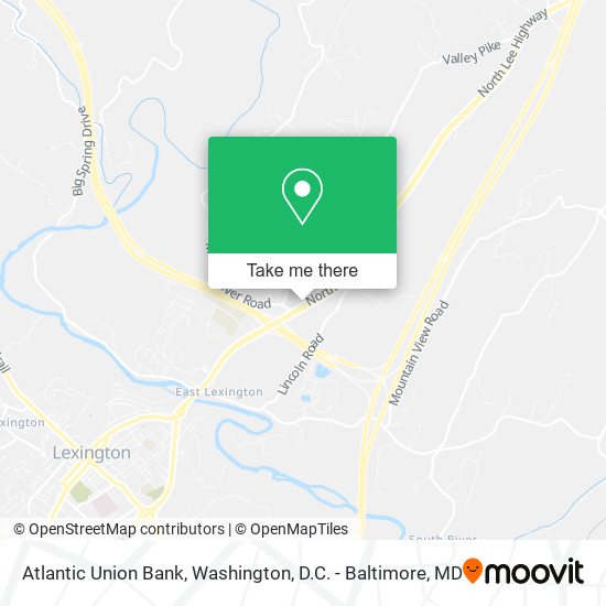 Atlantic Union Bank map