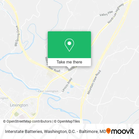 Interstate Batteries map