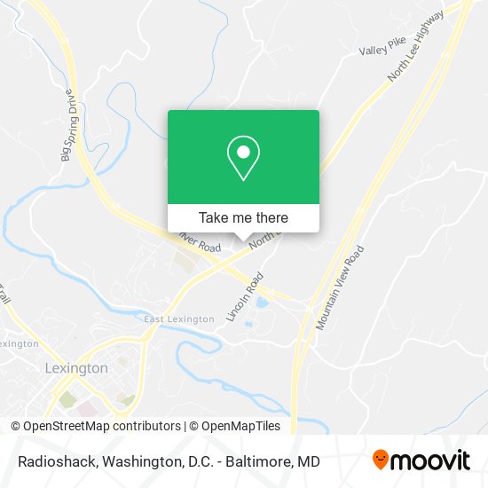 Mapa de Radioshack