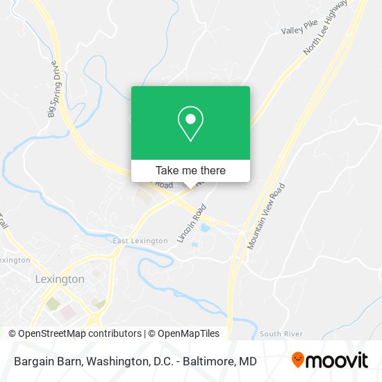 Bargain Barn map