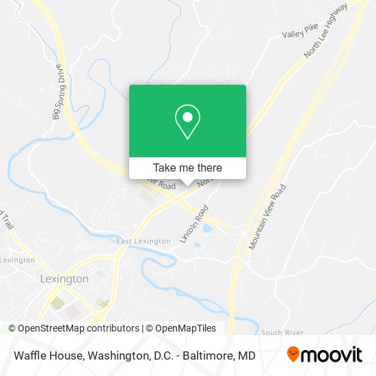 Waffle House map
