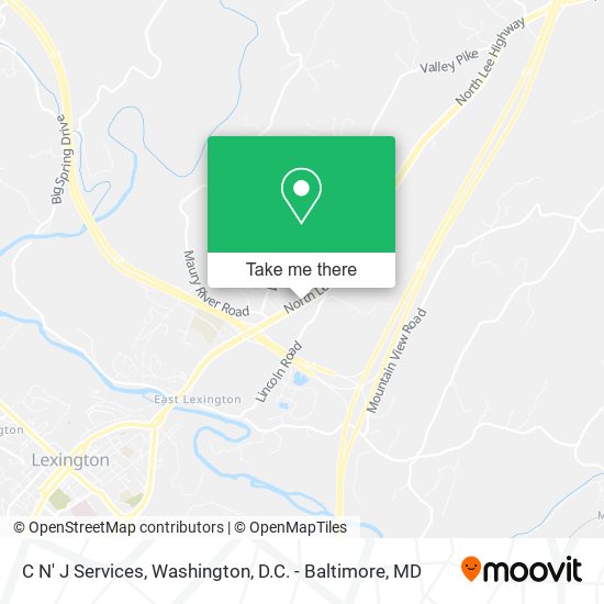 Mapa de C N' J Services