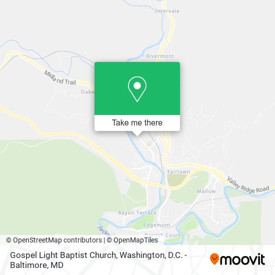 Gospel Light Baptist Church map