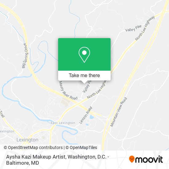 Aysha Kazi Makeup Artist map