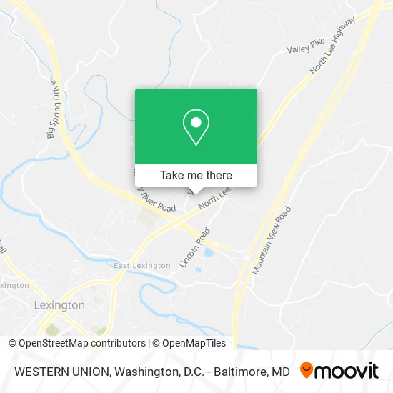 WESTERN UNION map