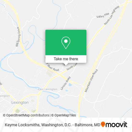 Mapa de Keyme Locksmiths