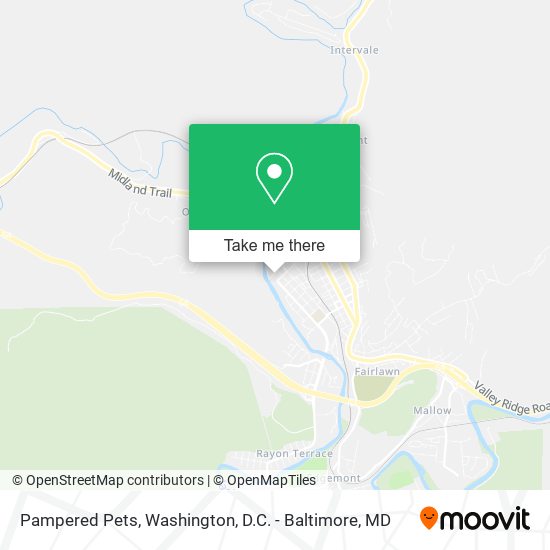 Pampered Pets map