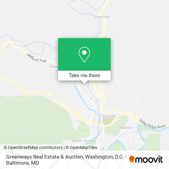 Mapa de Greenways Real Estate & Auction
