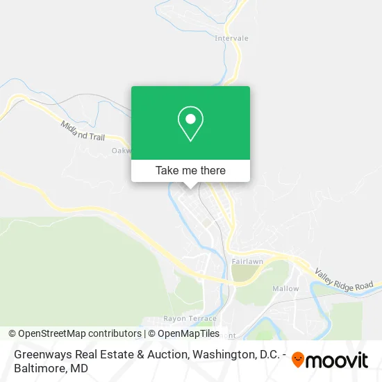 Greenways Real Estate & Auction map