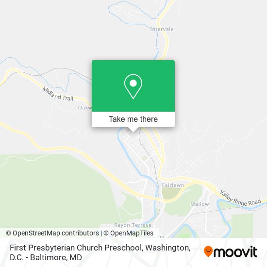 First Presbyterian Church Preschool map