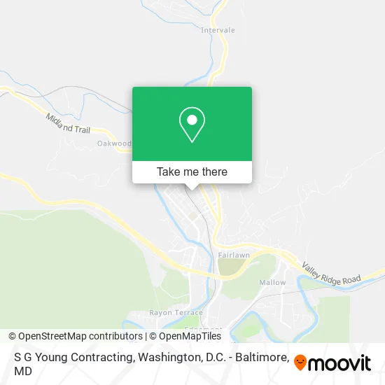 S G Young Contracting map