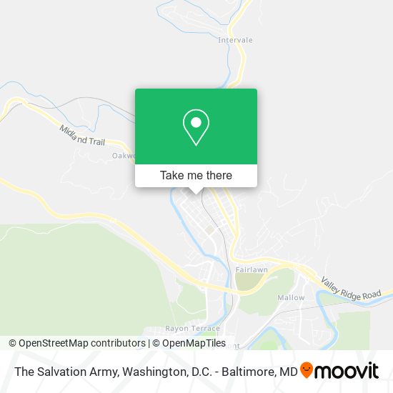 Mapa de The Salvation Army