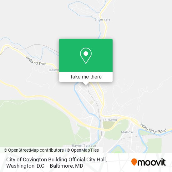 Mapa de City of Covington Building Official City Hall
