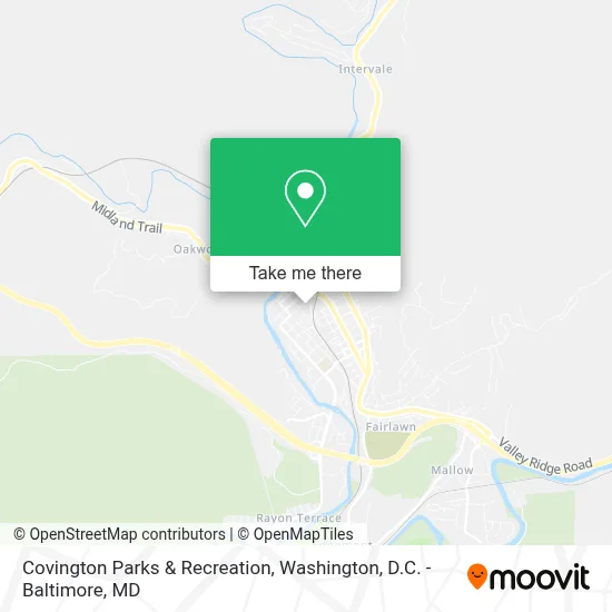 Covington Parks & Recreation map