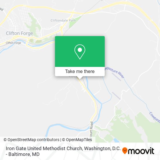 Iron Gate United Methodist Church map