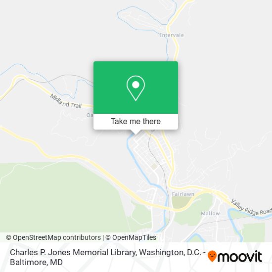 Charles P. Jones Memorial Library map