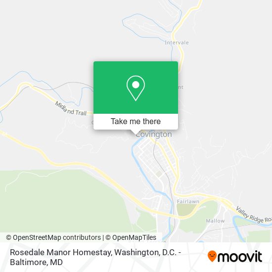 Rosedale Manor Homestay map