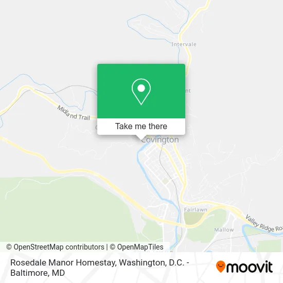 Rosedale Manor Homestay map