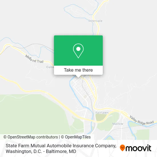 State Farm Mutual Automobile Insurance Company map