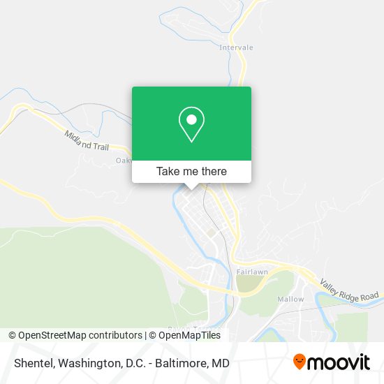 Mapa de Shentel