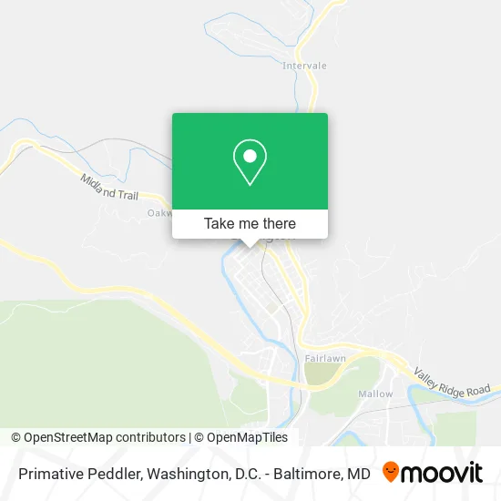 Primative Peddler map