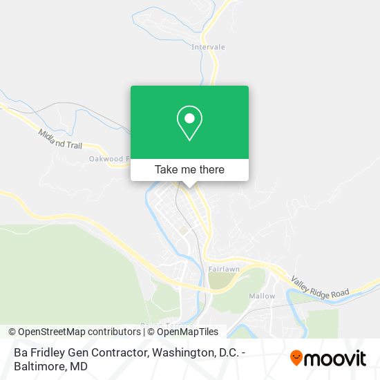 Mapa de Ba Fridley Gen Contractor