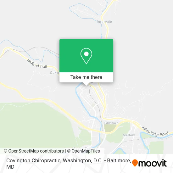 Covington Chiropractic map