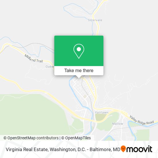 Virginia Real Estate map
