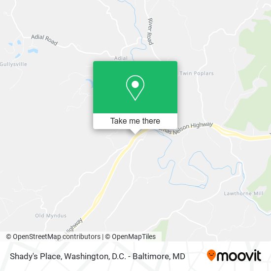 Shady's Place map