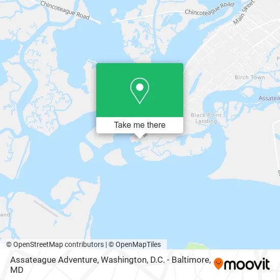 Assateague Adventure map