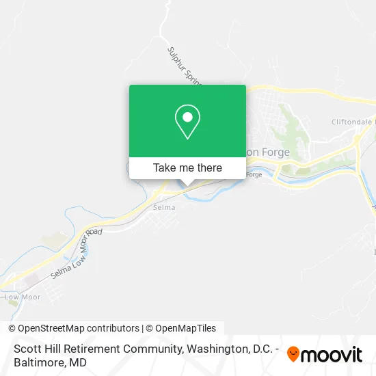 Scott Hill Retirement Community map