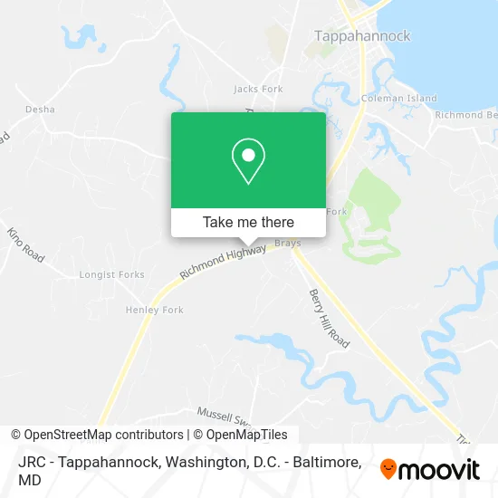 JRC - Tappahannock map